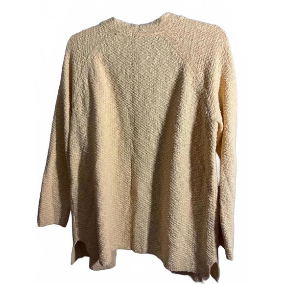 Cozy Yellow Open Cardigan by J.Jill Medium - Picture 7 of 7